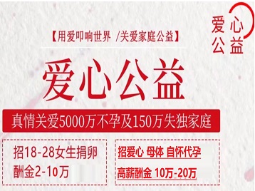 辽源捐卵助孕生子 爱心志愿者招募
